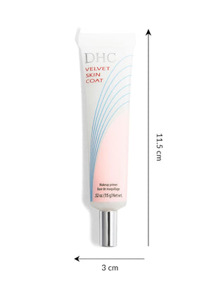 DHC Velvet Skin Coat, Oil Control, Mattifying Makeup Primer, 0.52oz | Extends Makeup Wear, Minimizes Pores, Fine Lines, and Excess Oil, Powder-Gel Formula, Reduces Texture and Acne Scars