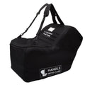 J.L. Childress Padded Infant Car Seat Bag - Travel Bag for Airplane, Fits Most Baby & Infant Car Seats, Compatible with UPPAbaby, Nuna, & Chicco, Airport Accessories, AirTag Compatible- Premier, Black