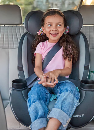 Safety 1st Grow and Go All-in-One Convertible Car Seat, Rear Facing, 5-40 lbs, Forward Facing (30–65 lbs), High Back Booster Seat 40-100 pounds, Alaskan Blue