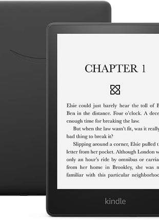 Amazon Kindle Paperwhite (8 GB) – Now with a larger display, adjustable warm light, increased battery life, and faster page turns – Black
