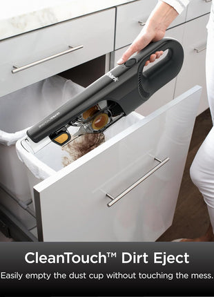 Shark UltraCyclone Pet Pro Plus Cordless Hand Vacuum, Black, CH951 | Powerful Suction, Handheld Vacuum for Car & Home, Pet Power Brush, Crevice Tool, Scrubbing Brush, XL Dust Cup