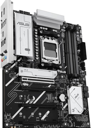 ASUS B650E MAX Gaming WiFi AMD B650 ATX Motherboard, DDR5, PCIe 5.0 Ready, 3X M.2 Slots, Wi-Fi 6E, Realtek 2.5Gb Ethernet, DisplayPort, HDMITM, USB 10Gbps Type-A & Type-C®, BIOS FlashbackTM, Aura Sync