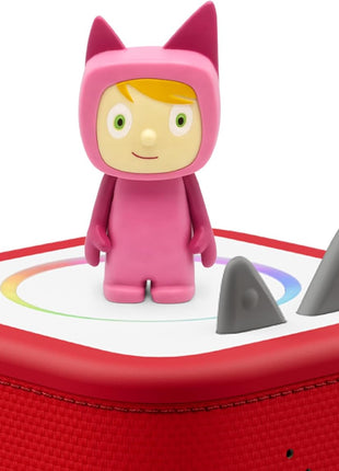 Tonies Creative Audio Character - Record and Upload up to 90 Minutes of Your Own Stories and Songs - Pink/Light