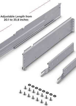 CyberPower CP2RAIL02 4-Post Rackmount Kit | 2U/3U, 500 Pound Mounting Kit