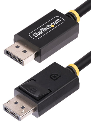 StarTech.com 3ft DisplayPort 2.1 Cable, VESA Certified DP80 DisplayPort Cable w/UHBR20/HDR/DSC 1.2a/HDCP 2.2, 16K/8K 60Hz