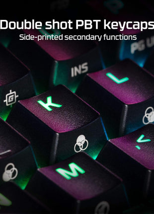 HyperX Alloy Origins 60 - Mechanical Gaming Keyboard, Ultra Compact 60% Form Factor, Double Shot PBT Keycaps, RGB LED Backlit, NGENUITY Software Compatible - Linear HyperX Red Switch,Black