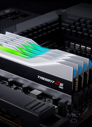32GB G.Skill DDR5 Trident Z5 RGB 8000MHz CL38 1.45V Dual Channel Kit 2X 16GB Silver