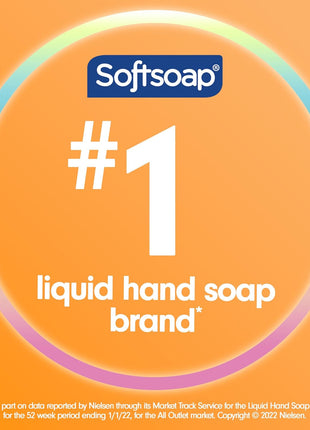 Softsoap 44571 Antibacterial Hand Soap, Crisp Clean, 11 1/4 oz Pump Bottle, 6/Carton