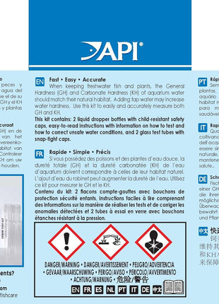 API GH & KH TEST KIT Freshwater Aquarium Water Test Kit, 2.5 oz.