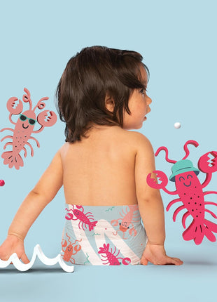 Hello Bello Premium Swim Diapers I Affordable and Eco-Friendly Disposable Swim Dipes for Babies and Kids I Size Medium