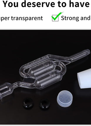 Bubble Airlock Set, 4 Airlocks for Fermenting, 4 Drilling #6 Stoppers and 8 Airlock Grommets, Used for Brewing Wine, Beer, Sauerkraut, Pickles, Etc. Fermentation Bubbler Airlock