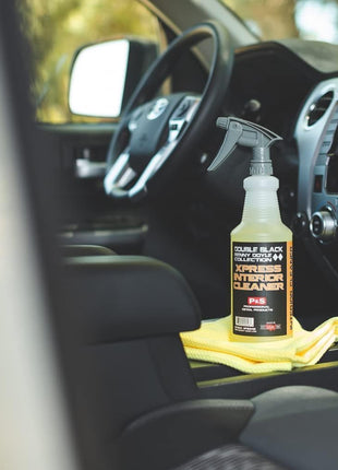 P & S Professional Detail Products Xpress Interior Cleaner – Safe for Leather, Vinyl, Plastic & More, Removes Dirt, Grease & Oil, No Residue, Fresh Scent, No Dilution Needed - 1 Gallon