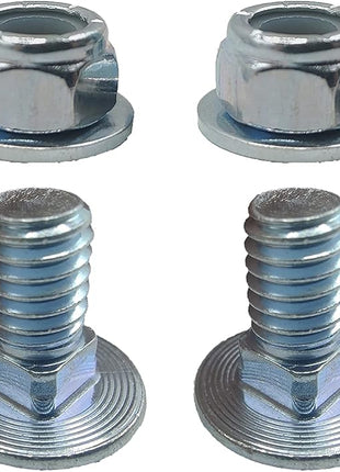 4-Pack 784-5581A (5/16-18) 5/8 inch Carriage Bolts Nuts kit fits MTD Shave Plate Scraper Bar 790-00120-0637 Snow blowers