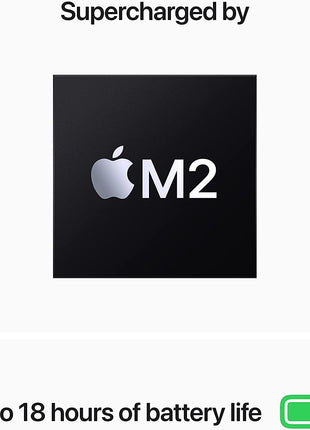 Apple 2022 MacBook Air with Apple M2 Chip, 13-inch, 8GB RAM, 256GB SSD Storage, Midnight (Renewed)