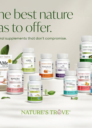 Nature's Trove L-Theanine 200mg 120 Vegetarian Capsules