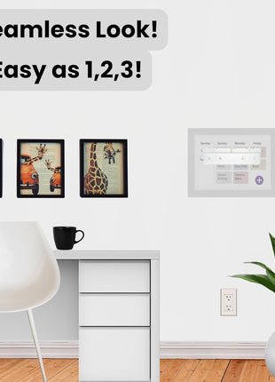 No-Stud, No-Drill Wall Mount for Skylight Calendar (15 inch) - The Original Easy DIY Installation, No Anchors or Screws Needed, Damage-Free, Secure Hold, Only a Hammer Required, Hardware Included