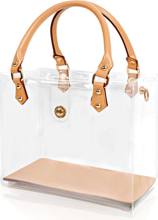 Clear PVC DIY Tote Bag Handbag Making Kit Handmade Gift Bag Craft Accessory Tool Set Birthday Holiday Gift Bag