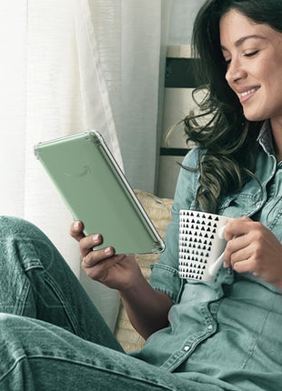 MoKo Clear Case for 6 inch All-New Kindle (11th Generation-2024/2022 Release), Ultra Clear Soft TPU Slim Flexible Transparent Skin Bumper Back Cover Shell for Kindle 11 2024