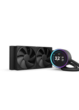 NZXT Kraken Elite 240 2024 - AIO CPU Liquid Cooler - 240mm Radiator - 2 x F120P Fans - Customizable 2.72 inch IPS LCD - NZXT Turbine Pump - AMD® AM5, AM4 - Intel® LGA 1851/1700, 1200/115X - Black