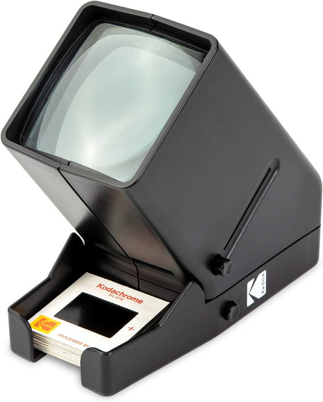Kodak 35mm Slide & Film Viewer, LED Lighted, 3X Magnification, Handheld | Relive family memories & vacation photos instantly - no computer, software, or downloads needed; AC adapter sold separately.