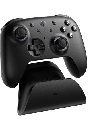 8BitDo Ultimate 2 Bluetooth Controller for Switch/Switch 2 & Windows PC, Switch Pro Controller with TMR Joysticks, Switchable Hall Effect/Tactile Triggers, Vibration and Motion Control - Black