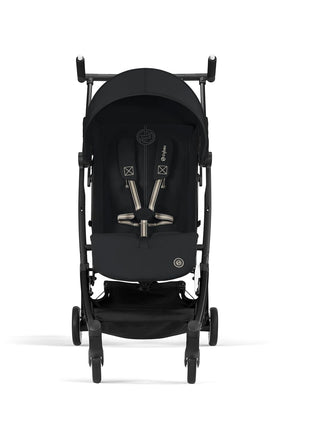 Cybex Libelle 2 Travel Baby Stroller - Lightweight Carry-On Travel Stroller for Airplane with One-Hand Recline, Compatible with CYBEX Car Seats, Magic Black