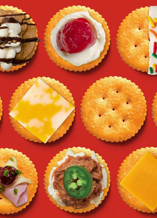 RITZ Fresh Stacks Original Crackers, Party Size, 16 Multi Snack Packs | Travel Snacks, Individually Wrapped