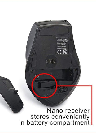 Verbatim 99788 Multimedia Wireless Mouse and Keyboard with 2.4GHz Nano Receiver, Black