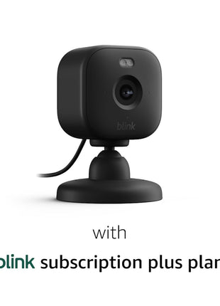 Blink Mini 2 — Home Security & Pet Camera with HD video, color night view, motion detection, two-way audio, and built-in spotlight — 1 camera (White)